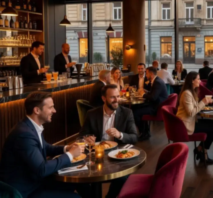 Nowoczesne wnętrze baru i restauracji Rue Creative Paweł Ostrowski