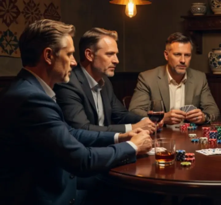 Stół pokerowy i atmosfera wieczoru w Rue Creative Paweł Ostrowski