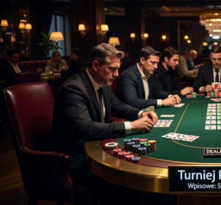Komfortowe stoły turniejowe z profesjonalnym wyposażeniem pokerowym w Rue Creative Paweł Ostrowski